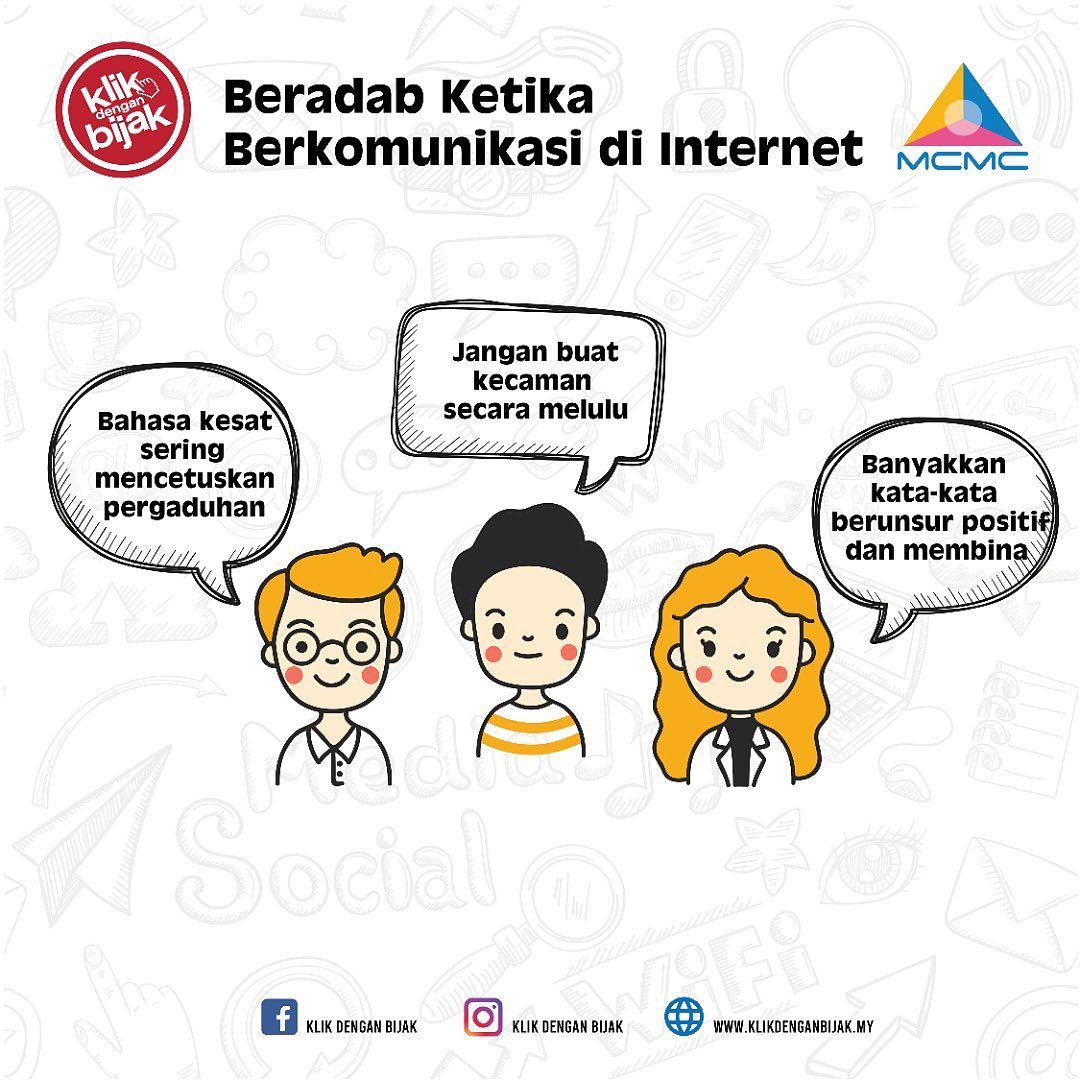 BERADAB KETIKA BERKOMUNIKASI DI INTERNET