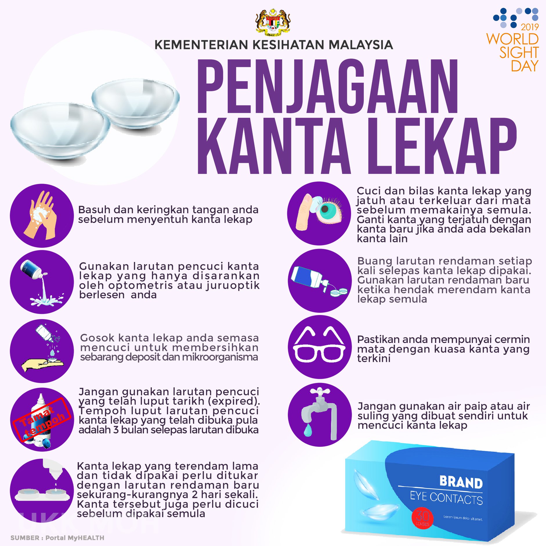 Info Kesihatan Penjagaan Kanta Lekap