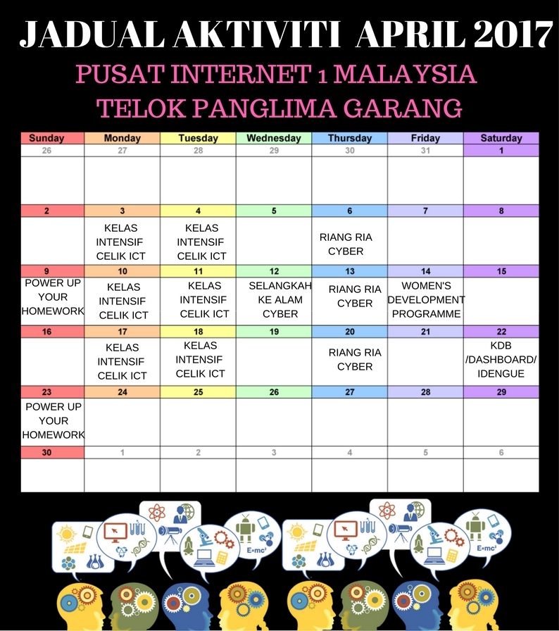 JADUAL AKTIVITI MAC 2017