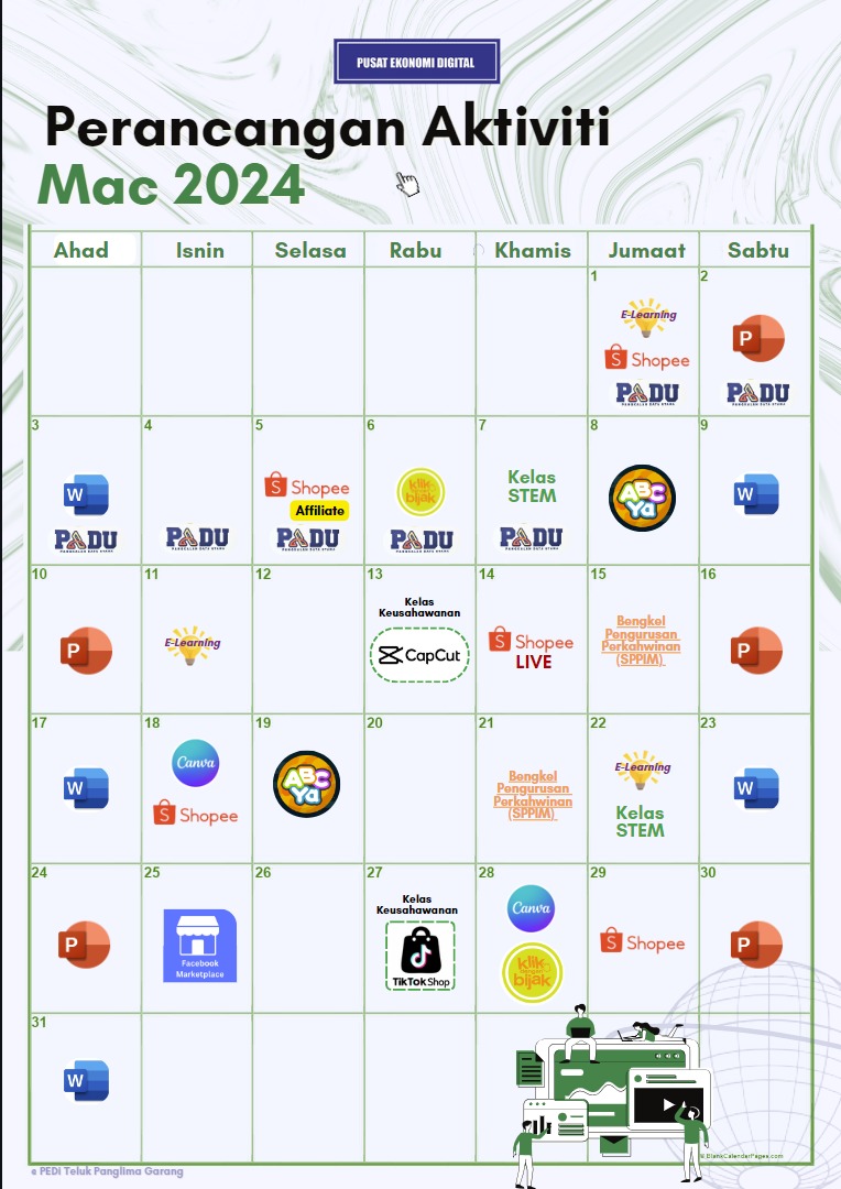 JADUAL AKTIVITI MAC 2024