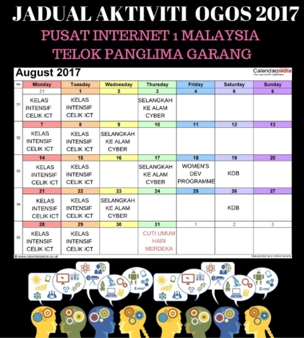 JADUAL AKTIVITI OGOS 2017 1