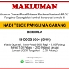 MAKLUMAN OPERASI SEMULA NADI TELOK PANGLIMA GARANG